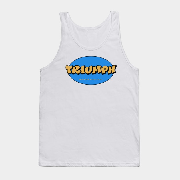 Triumph Motorcycle Tank Top by Shiyi Studio